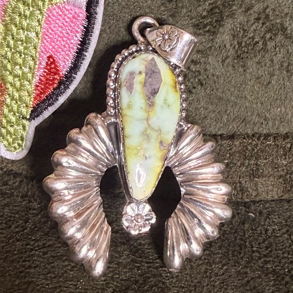 Sterling Silver Naja and Palomino Pendant